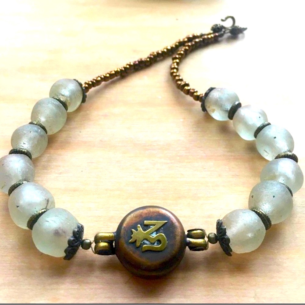 Boho OM Handmade Necklace